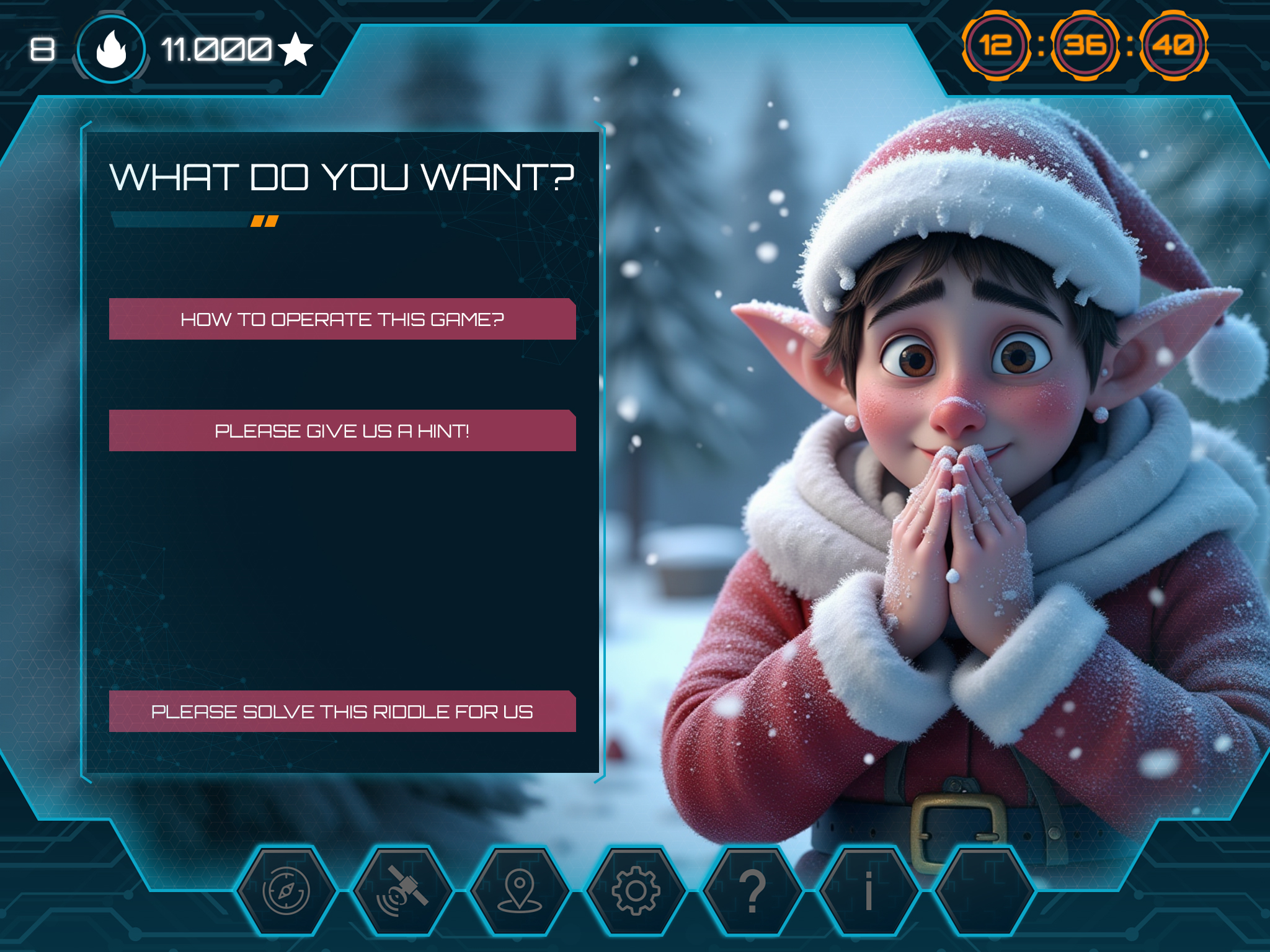 Christmas Outdoor Escape Game Adventure